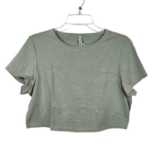 SKIMS CROPPED COTTON TEE NWT - Picture 1 of 10